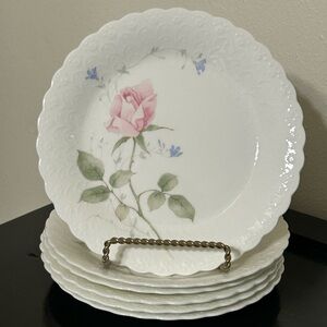 Mikasa Bone China April Rose A7053 Set of 6 Salad Plates